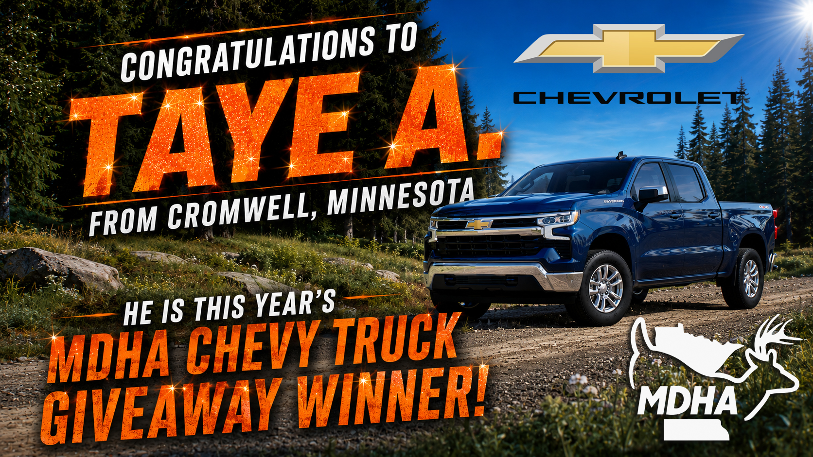 MDHA Chevy Truck Giveaway 2023