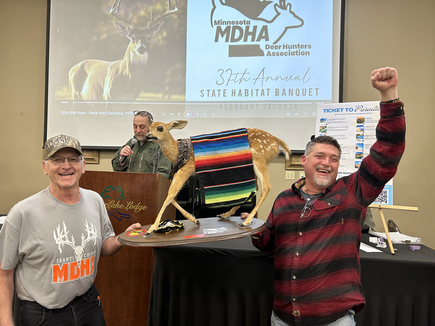 MDHA State Habitat Banquet the ugly fawn award