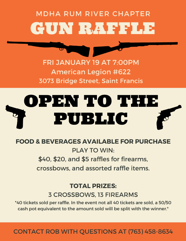 Rum River Chapter Gun Raffle
